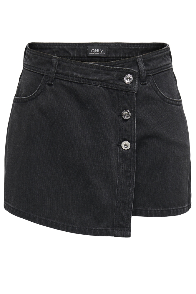 ONLLESLY REG LB DNM SKORT BJ NOOS 15256608 WASHED BLACK